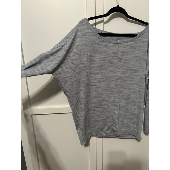 Athleta Gray Dolman Tee Medium - Picture 1 of 4